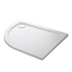 Mira Flight Low Right Hand Offset Quadrant Shower Tray