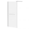 Matrix 10mm Glass Wetroom Screen (1136 x 1900mm) inc. Chrome Retaining Arm 1 Matrix 10mm Glass Wetroom Screen (1136 x 1900mm) inc. Chrome Retaining Arm -Shower Enclosures Shop 113MS nw p