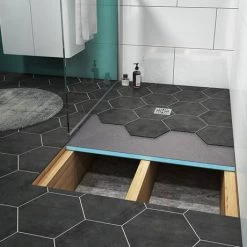 1200 x 900 Wet Room Walk In Rectangular Tray Former Kit (Centre Waste) -Shower Enclosures Shop 129TFKITC d4 460