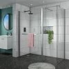 Matrix 1700 x 760mm Ultimate Walk In Enclosure + Side Panel Only 10mm (No Tray) 2 Matrix 1700 x 760mm Ultimate Walk In Enclosure + Side Panel Only 10mm (No Tray) -Shower Enclosures Shop 17X76WKAB np