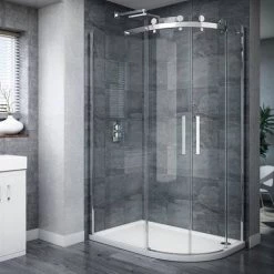 Nova Frameless 1200 x 800mm Offset Quadrant Enclosure - Left or Right Option 11 Nova Frameless 1200 x 800mm Offset Quadrant Enclosure - Left or Right Option -Shower Enclosures Shop 3A detail2 460