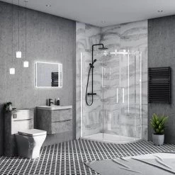 Nova Frameless 1200 x 800mm Offset Quadrant Enclosure - Left or Right Option 9 Nova Frameless 1200 x 800mm Offset Quadrant Enclosure - Left or Right Option -Shower Enclosures Shop 3A detailv1 460