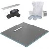 300 Linear 1000 x 1000 Wet Room Walk In Square Tray Former Kit (End Waste) 2 300 Linear 1000 x 1000 Wet Room Walk In Square Tray Former Kit (End Waste) -Shower Enclosures Shop 3L10TFKITE np