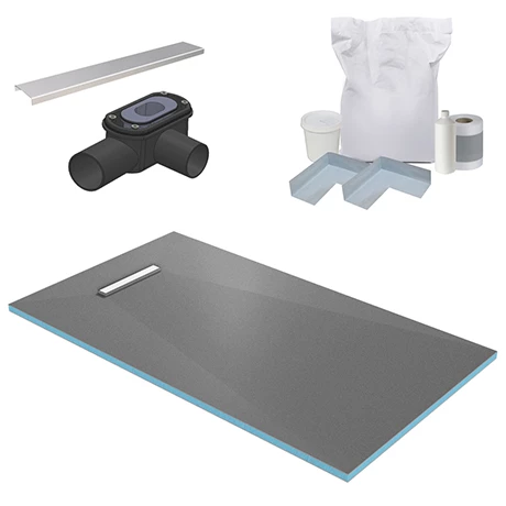 300 Linear 1600 x 900 Wet Room Walk In Rectangular Tray Former Kit (End Waste) 3 300 Linear 1600 x 900 Wet Room Walk In Rectangular Tray Former Kit (End Waste)
