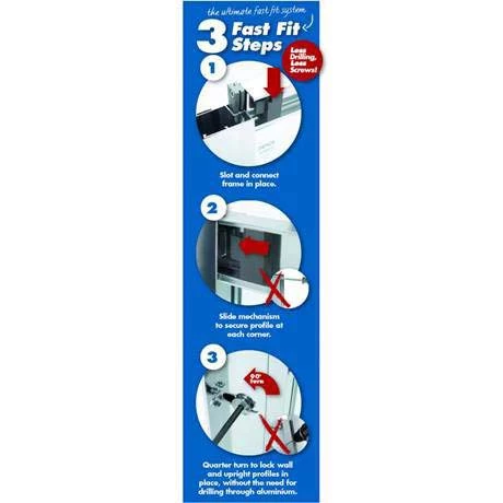 Merlyn Ionic Express 900 x 760mm 2 Door Offset Quadrant Enclosure 4 Merlyn Ionic Express 900 x 760mm 2 Door Offset Quadrant Enclosure - Image 2