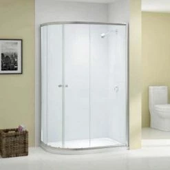 Merlyn Ionic Source 1200 x 900mm 2 Door Offset Quadrant Enclosure