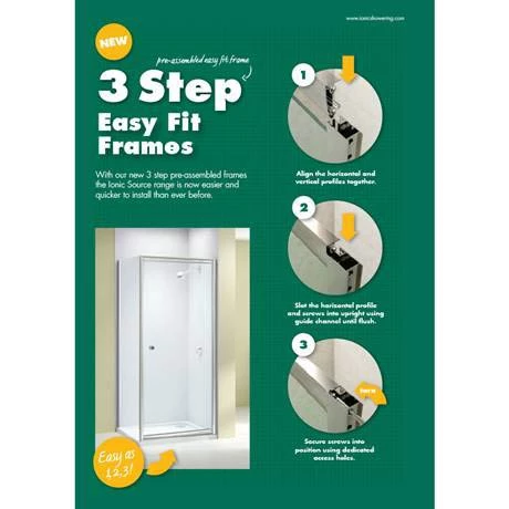 Merlyn Ionic Source Corner Door Enclosure 4 Merlyn Ionic Source Corner Door Enclosure - Image 2