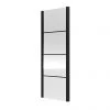 Side Panel for Hudson Matt Black Apex Shower Door -Shower Enclosures Shop ADFSP80 E8 l2