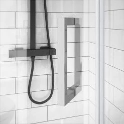 Apollo Frameless LH Hinged Door Square Enclosure -Shower Enclosures Shop AHDSQLH DETAIL2 460