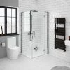 Apollo Frameless RH Hinged Door Square Enclosure 2 Apollo Frameless RH Hinged Door Square Enclosure -Shower Enclosures Shop AHDSQRH PROD