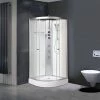AquaLusso - Alto 02 - 900 x 900mm Shower Cabin - Polar White 1 AquaLusso - Alto 02 - 900 x 900mm Shower Cabin - Polar White -Shower Enclosures Shop ALTO02 W prod