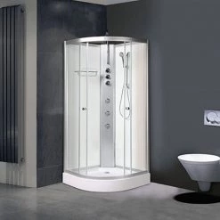 AquaLusso - Alto 02 - 900 x 900mm Shower Cabin - Polar White