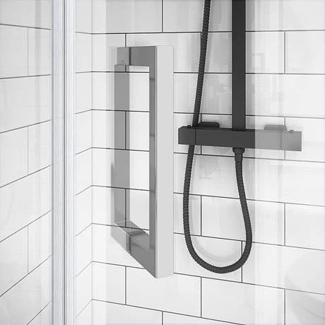 Apollo 800x800mm Frameless Pentangle Enclosure (inc. Tray + Waste) 5 Apollo 800x800mm Frameless Pentangle Enclosure (inc. Tray + Waste) - Image 3