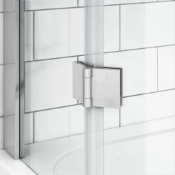 Apollo 800x800mm Frameless Double Door Quadrant Enclosure (inc. Tray + Waste) -Shower Enclosures Shop APDDQ80 D2 460