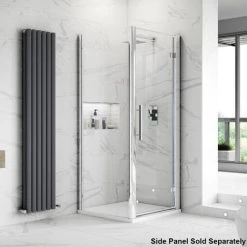 Hudson Reed Apex Hinged Shower Door Only - Various Size Options -Shower Enclosures Shop APEXHIN d2 460