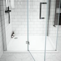 Apollo Frameless LH Hinged Door Rectangular Enclosure -Shower Enclosures Shop APFHDLH d4 460