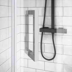 Apollo Frameless RH Hinged Door Rectangular Enclosure -Shower Enclosures Shop APHDELH d2 460