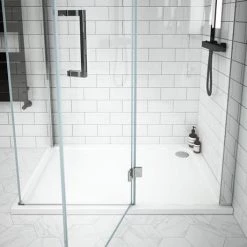 Apollo Frameless RH Hinged Door Rectangular Enclosure -Shower Enclosures Shop APHDELH d4 460