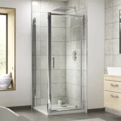 Nuie Pacific Pivot Shower Door -Shower Enclosures Shop AQPD90 D2 460