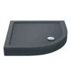 Aurora Slate Effect Stone Quadrant Shower Tray + Riser Kit -Shower Enclosures Shop ASEKIT p