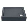 Aurora Slate Effect Stone Square Shower Tray + Riser Kit -Shower Enclosures Shop ASQKIT p