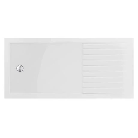 Arezzo 1700 x 800 Brushed Brass Wet Room (inc. Screen, Side Panel + Tray) 4 Arezzo 1700 x 800 Brushed Brass Wet Room (inc. Screen, Side Panel + Tray) - Image 2