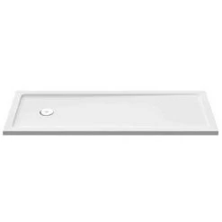 Arezzo 1700 x 700 Bath Replacement Wet Room (1000mm Grey Tinted Screen w. Tray) -Shower Enclosures Shop AZGT17BRWR d2 460