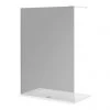 Arezzo 1400 x 800 Grey Tinted Glass Wet Room (inc. 1400 Screen + Tray) -Shower Enclosures Shop AZGTG148 p