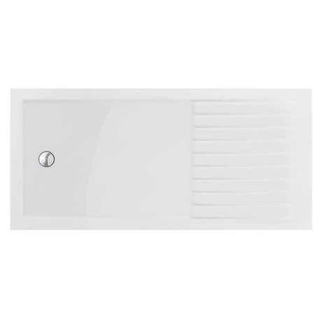 Arezzo 1700 x 800 Matt Black Grid Wet Room (inc. Screen + Tray) 5 Arezzo 1700 x 800 Matt Black Grid Wet Room (inc. Screen + Tray) - Image 3