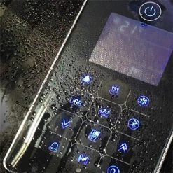 AquaLusso - Alto 90 - 900 x 900mm Quadrant Steam Shower - Polar White -Shower Enclosures Shop AquaLusso Alto 90 900 x 900mm Quadrant Steam Shower Carbon Black d3 375