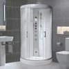 AquaLusso - Alto 90 - 900 x 900mm Quadrant Steam Shower - Polar White 1 AquaLusso - Alto 90 - 900 x 900mm Quadrant Steam Shower - Polar White -Shower Enclosures Shop AquaLusso Alto 90 900 x 900mm Quadrant Steam Shower Polar White n p