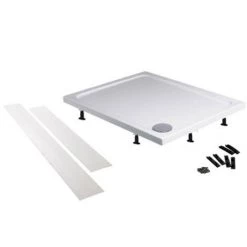 Aurora Stone Square Shower Tray + Riser Kit 7 Aurora Stone Square Shower Tray + Riser Kit -Shower Enclosures Shop Aspen Pearlstone Square Shower Tray Riser Kit d4 460