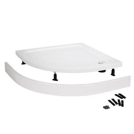 Aurora Stone LH Offset Quadrant Shower Tray + Riser Kit 5 Aurora Stone LH Offset Quadrant Shower Tray + Riser Kit - Image 3
