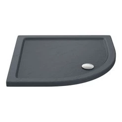 Aurora Slate Effect Stone Quadrant Shower Tray