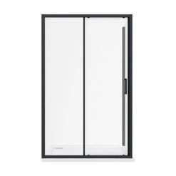 Toreno Matt Black 1000 x 900mm Sliding Door Shower Enclosure + Pearlstone Tray 11 Toreno Matt Black 1000 x 900mm Sliding Door Shower Enclosure + Pearlstone Tray -Shower Enclosures Shop BLK109SDE d3 460