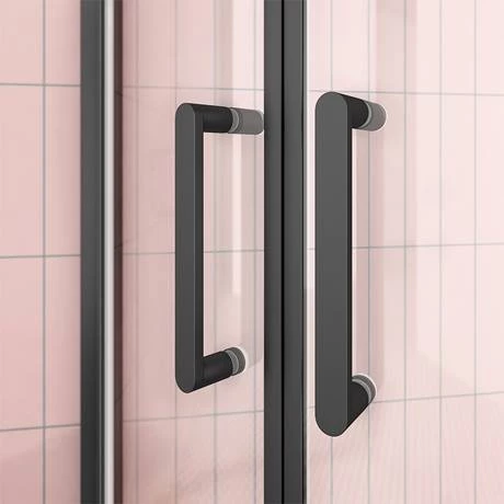 Toreno Matt Black 800 x 800mm Quadrant Shower Enclosure 6 Toreno Matt Black 800 x 800mm Quadrant Shower Enclosure - Image 4