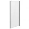 Toreno Matt Black 800 x 1850 Side Panel -Shower Enclosures Shop BLK8SP np