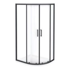 Toreno Matt Black 900 x 760mm Offset Quadrant Shower Enclosure 8 Toreno Matt Black 900 x 760mm Offset Quadrant Shower Enclosure -Shower Enclosures Shop BLK976Q2D d4 460