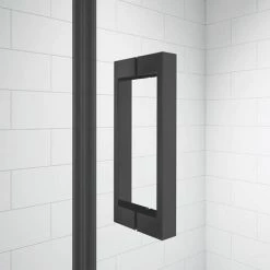 Merlyn Black Sliding Shower Door -Shower Enclosures Shop BLKFSL1200H D1 460