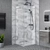 Nova Square 900 x 900mm Frameless Corner Entry Shower Enclosure -Shower Enclosures Shop BRCE9090 prod