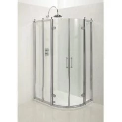 Burlington Traditional Off Set Quadrant Shower Enclosure -Shower Enclosures Shop Burlington Traditional 195cm Off Set Quadrant Shower Enclosure d1 460