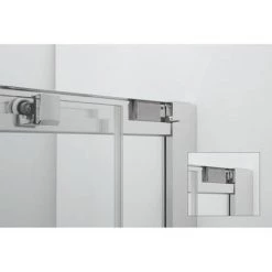 Crosswater 900 x 900mm Clear 6 Quadrant Double Door Shower Enclosure - CAQDS0900 -Shower Enclosures Shop CAQDS0800 D2 460 1