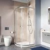 Crosswater 900 x 900mm Clear 6 Quadrant Double Door Shower Enclosure - CAQDS0900 -Shower Enclosures Shop CAQDS0800 P 1