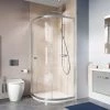 Crosswater 900 x 900mm Clear 6 Quadrant Single Door Shower Enclosure - CAQSSC0900 2 Crosswater 900 x 900mm Clear 6 Quadrant Single Door Shower Enclosure - CAQSSC0900 -Shower Enclosures Shop CAQSSC0800 P 1