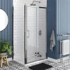 Chatsworth Traditional 1000 x 700mm Sliding Door Shower Enclosure without Tray -Shower Enclosures Shop CT107SDENT p