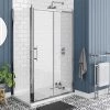 Chatsworth Traditional 1200 x 700mm Sliding Door Shower Enclosure + Tray -Shower Enclosures Shop CT127SDE p