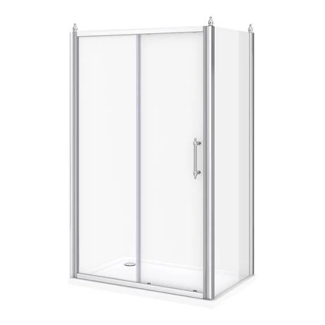 Chatsworth Traditional 1200 x 800mm Sliding Door Shower Enclosure + Tray 5 Chatsworth Traditional 1200 x 800mm Sliding Door Shower Enclosure + Tray - Image 3