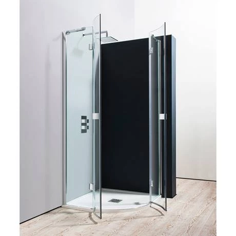 Crosswater - Design Quadrant Double Hinged Door Enclosure - 2 Size Options 4 Crosswater - Design Quadrant Double Hinged Door Enclosure - 2 Size Options - Image 2