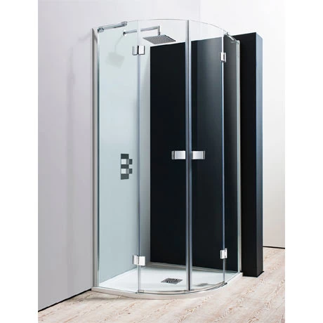 Crosswater - Design Quadrant Double Hinged Door Enclosure - 2 Size Options 3 Crosswater - Design Quadrant Double Hinged Door Enclosure - 2 Size Options