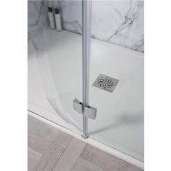 Crosswater - Design View Walk In Easy Access Shower Enclosure - 2 Size Options -Shower Enclosures Shop Design Walk In D2 375